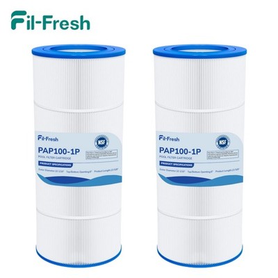 Replacement CC100 Pool Filter 2-Pack for Pentair R173215 PAP100 Unicel C-9410