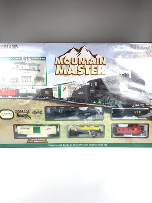 #ad Bachmann Mountain Master HO Scale Train Set Menards Ltd. Ed. SEALED $125.00