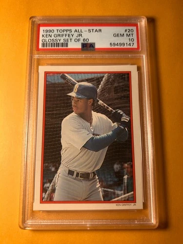 PSA 10 GEM MINT 1990 TOPPS ALL-STAR GLOSSY #20 KEN GRIFFEY JR CARD