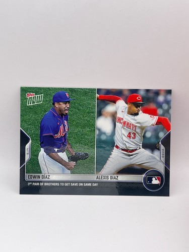 2022 Topps Now 196 Edwin Díaz / Alexis Díaz