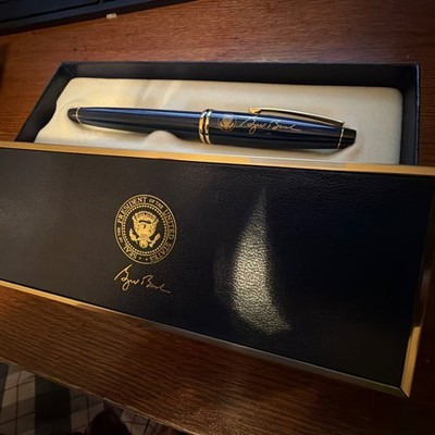 Cross Bill signer Marker Pen President George W Bush 43rd White House VIP In Box