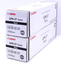 Lot of 2 Genuine Canon GPR-37 Black Toner Cartridges