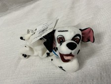 Disney Store Mini Bean Bag 8" Plush 101 Dalmatians Lucky Puppy Dog Dalmatian