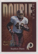 2000 Quantum Leaf Double Team 441/1500 Stephen Davis Brad Johnson #DT-18 mm8