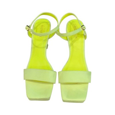 Menbur High Heel Sandalen Fluo Gelb
