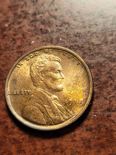 1918 Lincoln Wheat Cent, Uncirculated Philadelphia     inv12    p217