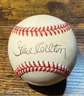Steve Carlton Autographed Official National League Baseball (FULL JSA LOA)