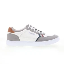 Robert Graham Fawcett RG5845L Mens Gray Leather Lifestyle Sneakers Shoes