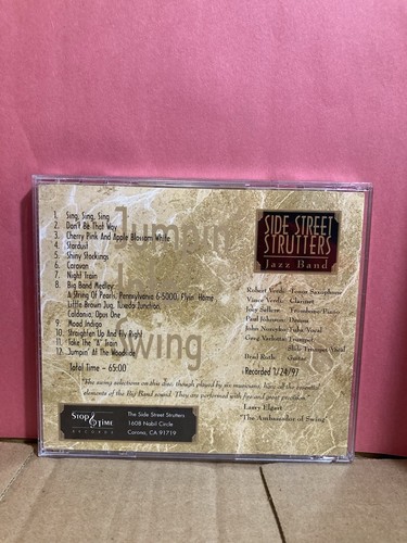 Side Street Strutters Jazz Band - Jumpin’ Into Swing CD Stop Time Tested - Foto 2 di 2