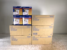 (LOT OF 19) BROTHER DK-2205 CONTINUOUS LENGTH PAPER TAPE - (NEW-SEALED BOX)