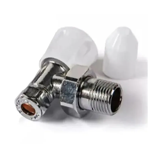Kartell K-RAD LSWHGA15 15mm Angled LS/WH Radiator Valve (Galaxy) NEW