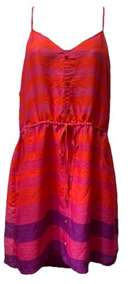 American Eagle Outfitters Cami Mini Dress Women L Colorblock Striped Strappy