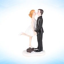 Sposa Sposo Design Cake Decor Ornamento in resina Dolci figurine Cottura Topper