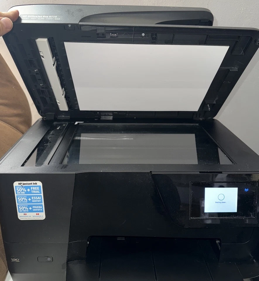 HP Officejet Pro 8710 All-In-One Wireless Printer - Black/White Tested - Image 2 of 4