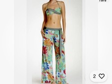 Trina Turk ZANZIBAR Swim Cover Pants Size Medium