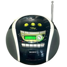 Sony Psyc CFD-E95 Navy Blue with Color Changing Display 2004 Y2K Boombox