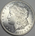 1880- O MORGAN SILVER ONE DOLLAR A28