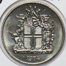Iceland 1974 10 Kronur 192762 combine shipping