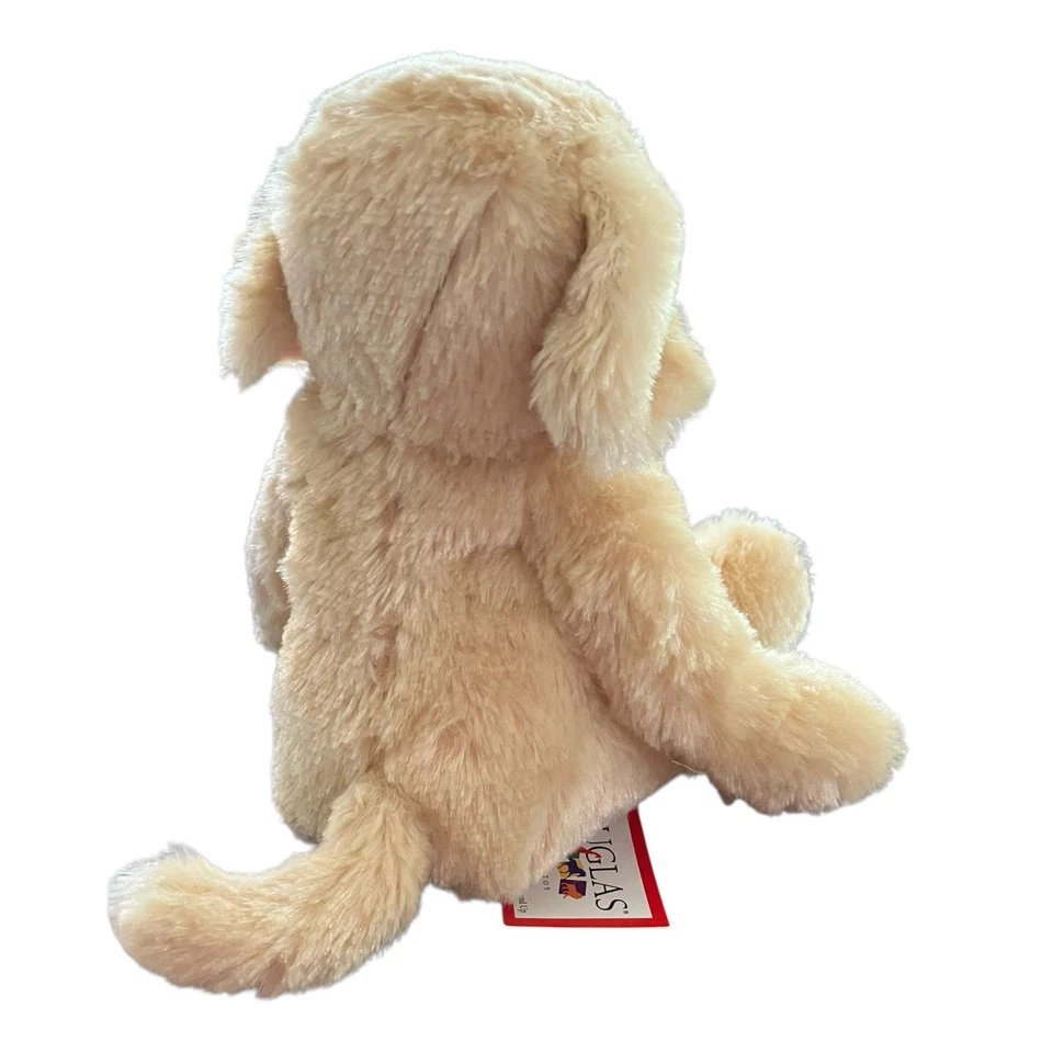 Douglas Sitting Puppy Dog Plush Tan Golden Lab Retriever 2011 Stuffed Animal 7in - Image 4 of 4