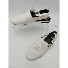 Givenchy Slingback Mules Flats White Leather ...