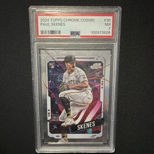 2024 Topps Cosmic Chrome Paul Skenes #30 PSA 7 Rookie Pittsburgh Pirates
