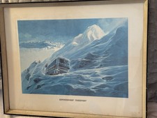 Vintage RARE Ford Big Red Gas Turbine Vehicle Bus Art Print Framed Keith Ferris