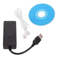 Versatile USB Data Fax Modem Dual Port Durable ABS for Internet and Networking