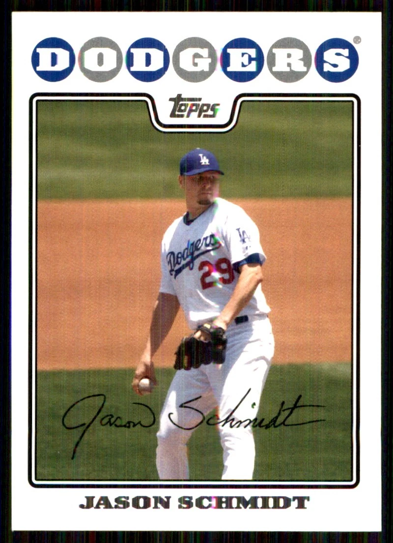 464  大リーグカード　ジェイソン.シュミット Jason Schmidt Los Angeles Dodgers Baseball Sports Trading Cards