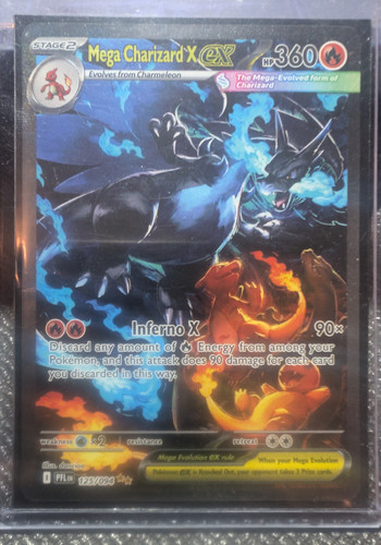 Mega Charizard X ex 125/094 Me02: Phantasmal Flames Holo
