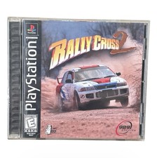 Rally Cross 2 PS1 Game Sony PlayStation Black Label CIB W/ Registration Card VTG