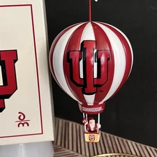 Danbury Mint 2004 INDIANA University HOOSIERS Hot Air VICTORY BALLOON Ornament