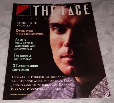 THE FACE MAGAZINE October 1986 DAVID BYRNE Matt Johnson MILES DAVIS Vintage 80s