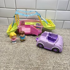 Fisher Price Little Camper Figures Car Camper Tested Works HG18
