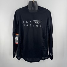 Fly Racing Radium Jersey Men’s XL Black Performance Motocross Shirt NWT (F1)