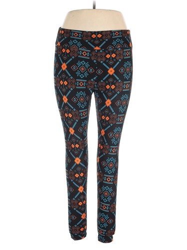 Legging fille LuLaRoe S/M Noël vacances foire île bleu rouge