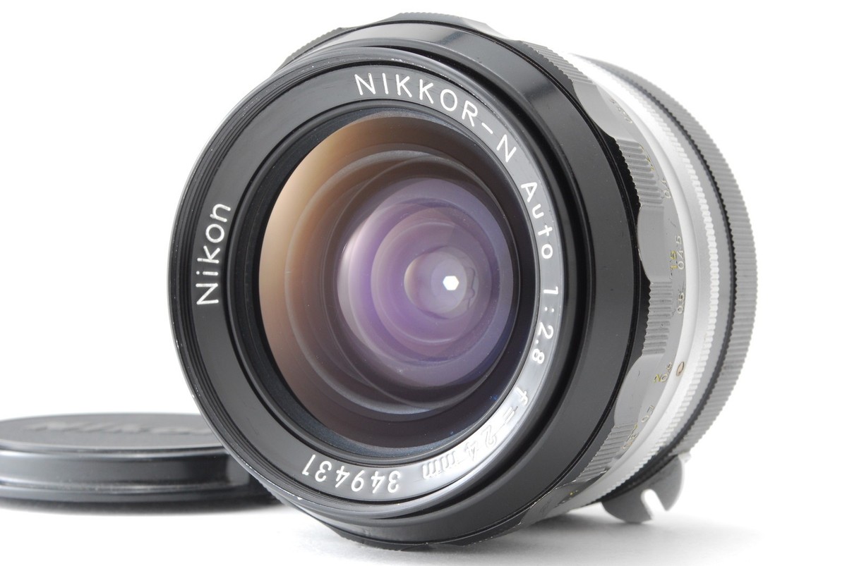 Near MINT] Nikon Nikkor N Auto 24mm f/2.8 non Ai Wide Angle
