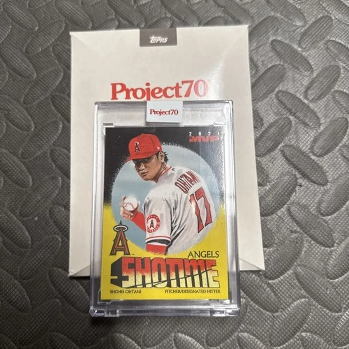 2021 TOPPS PROJECT 70 #748 SHOHEI OHTANI - 2021 AL MVP SHOTIME - JACOB ROCHESTER