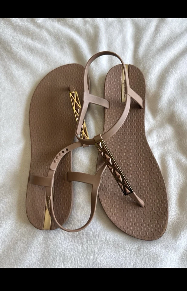 Sandalias Ipanema Mujer Premium Lenny Desire Bandolera Tostadas Talla 8 Usadas Foto 3 de 4