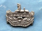 WW2. The Gloucestershire Regiment economy issue cap badge.