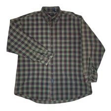 GANT Men’s XL Plaid Button-Down Long Sleeve Shirt | Classic Casual Essential