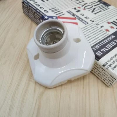 E27 ES Edison tappo a vite presa porta lampadina attacco lampada luci fissaggio base