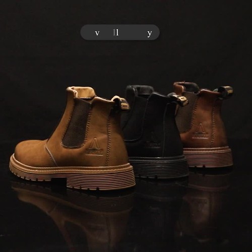 Men Waterproof Work Boots Steel Toe Safety Shoes Oil Resistant Anti-Smash Size10 - Video 1 of 1
