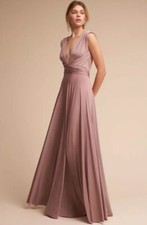 NEW BHLDN TWOBIRDS GINGER CONVERTIBLE MAXI DRESS SIZE A HEATHER Z421-4