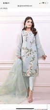 pakistani shalwar kameez stitched new AGANOOR