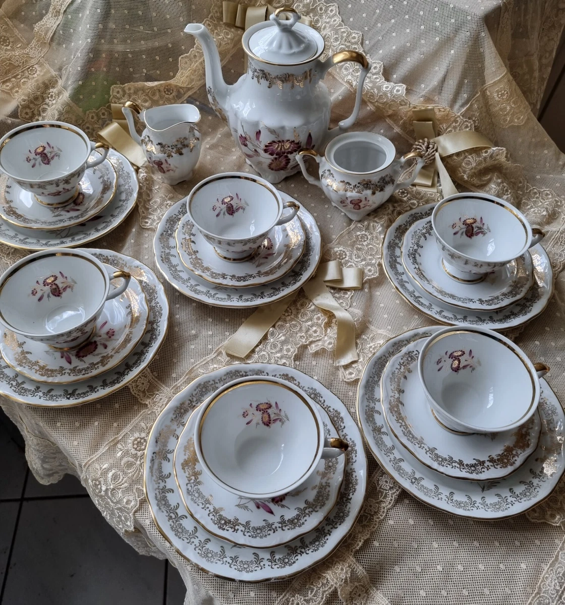 Royal Albert Old Country Roses Tee-Set - 9-teilig Porzellan Set