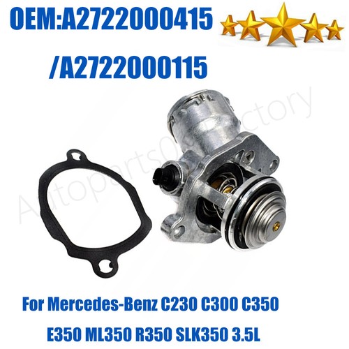 Engine Coolant Thermostat Assembly for Mercedes C300 C350 E350 ML350