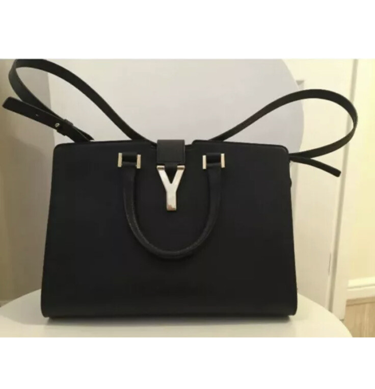 BORSA PICCOLA YSL SAINT LAURENT CLASSIC CABAS Y NERA (PELLE DURA) PREZZO AL PUBBLICO £ 1600