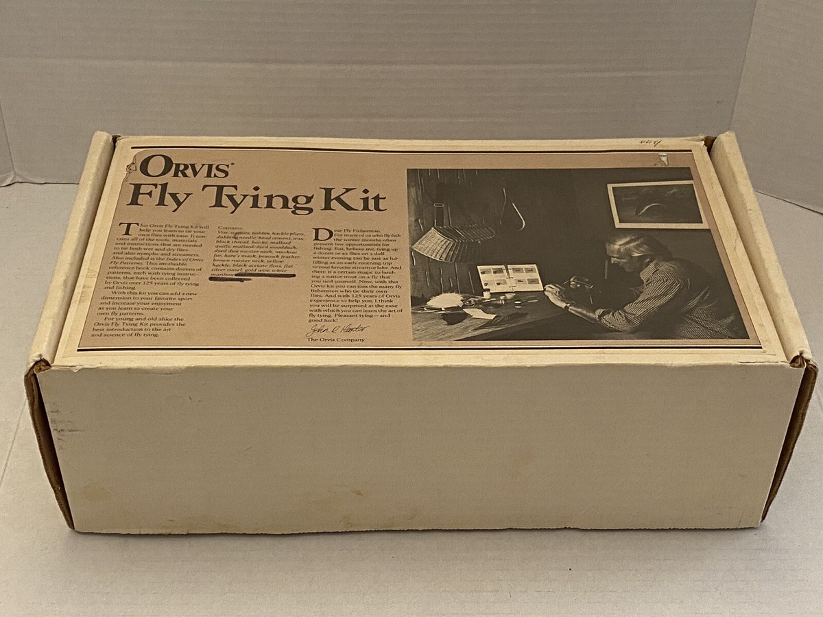 Vintage Orvis Fly Tying Kit