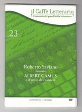 Dvd IL CAFFE' LETTERARIO 23 Roberto Saviano ALBERT CAMUS La Repubblica 2010