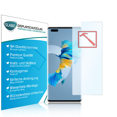 Slabo PREMIUM Panzerfolie für Huawei Mate 40 Pro | Pro+ | RS ''Tempered Glass'' 9H